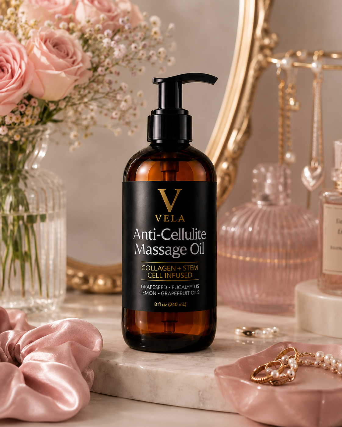 Vela Sculpt & Smooth Massage Oil